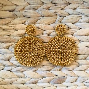 Lisi Lerch Gold Disc Earrings